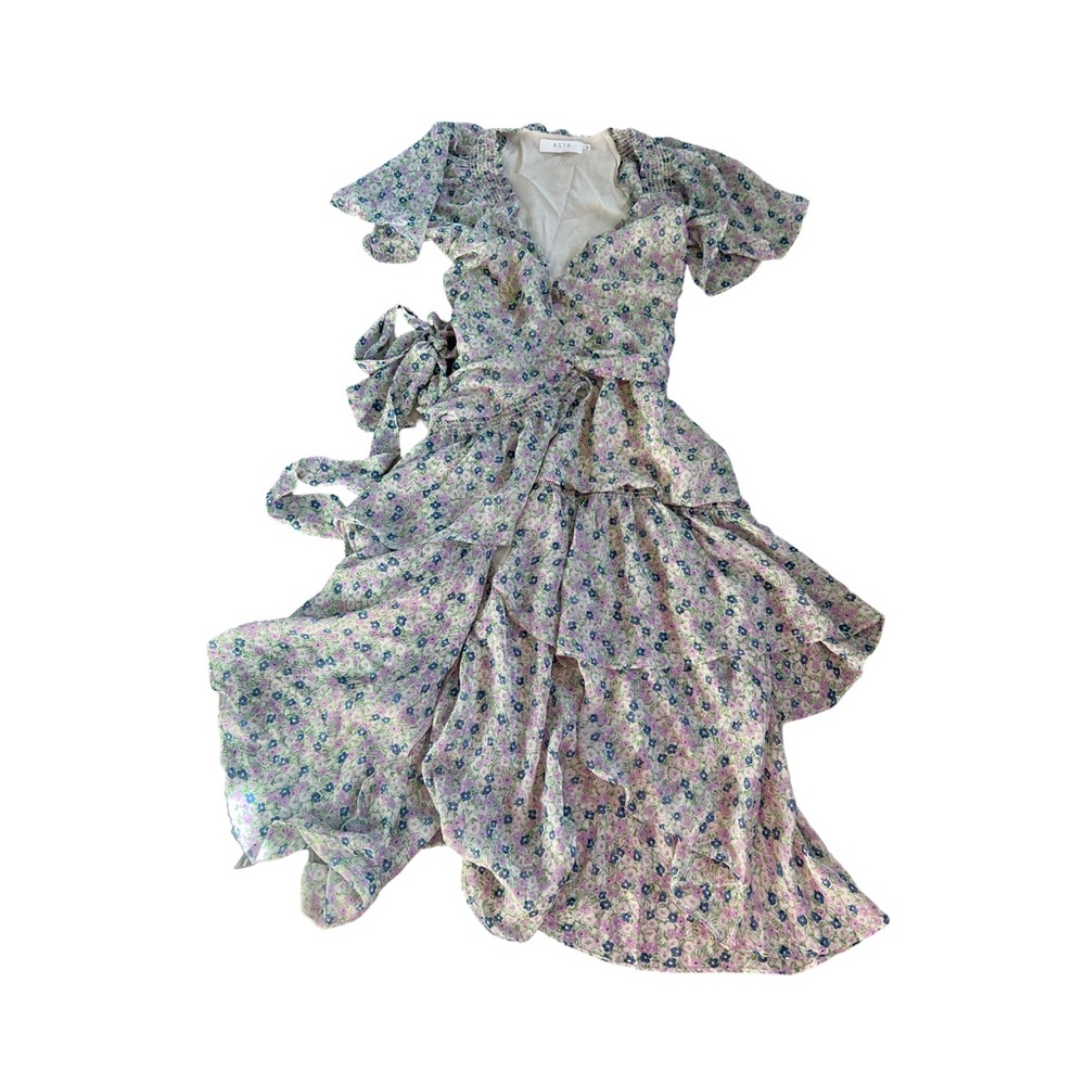 Floral Wrap Dress